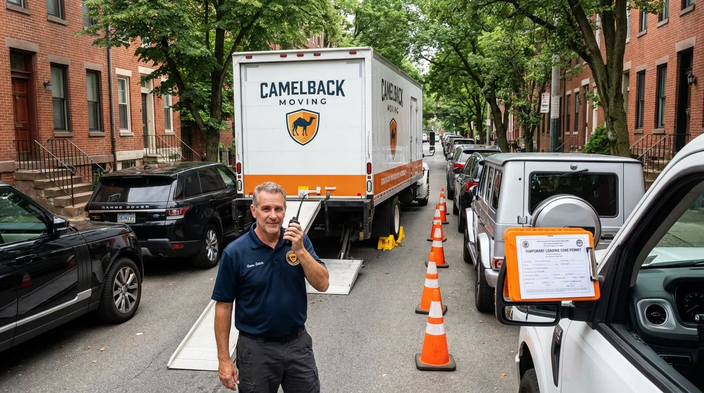 City street loading permit setup in Mahopac, NY
